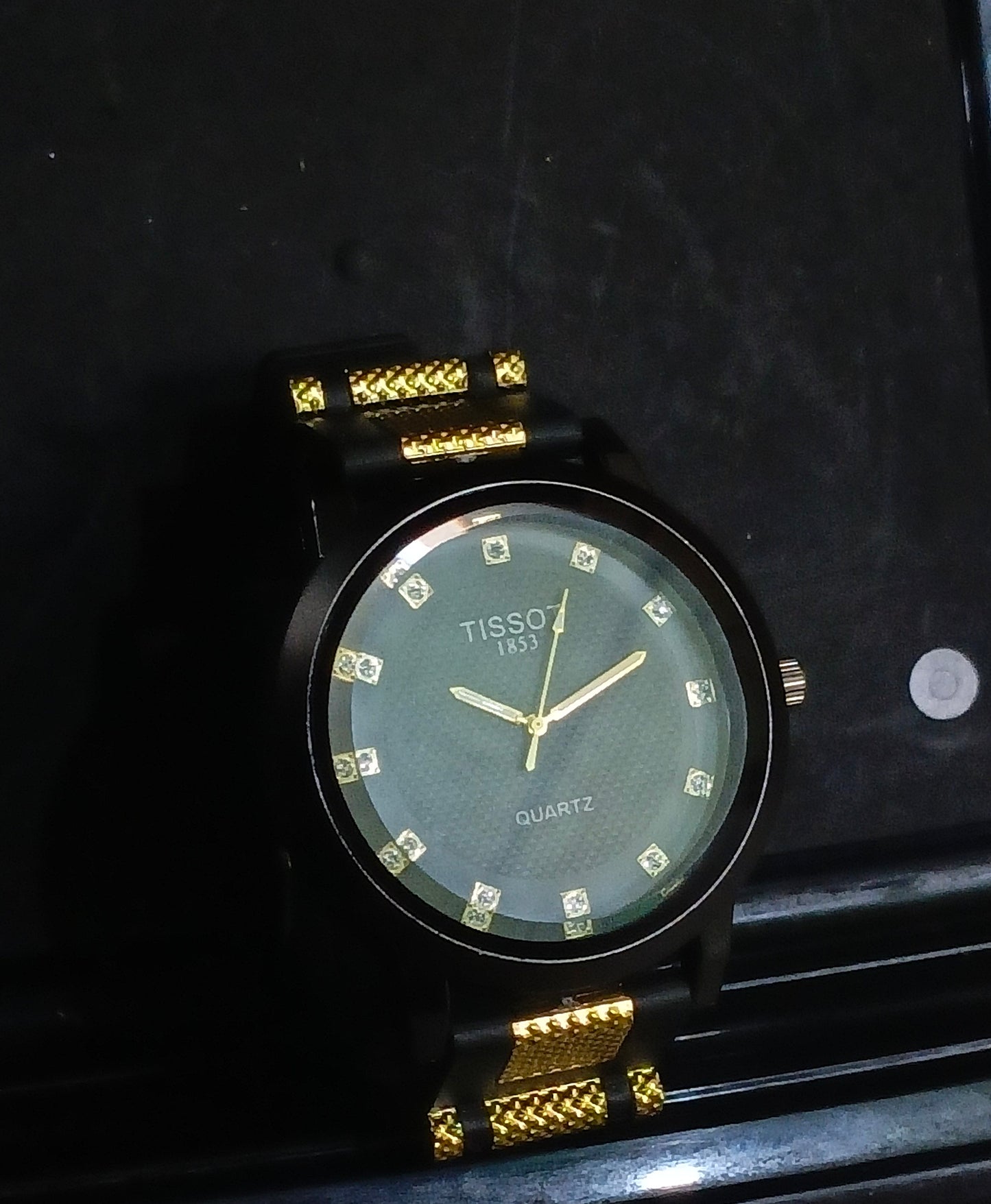 TW Gold and Black Strap watch