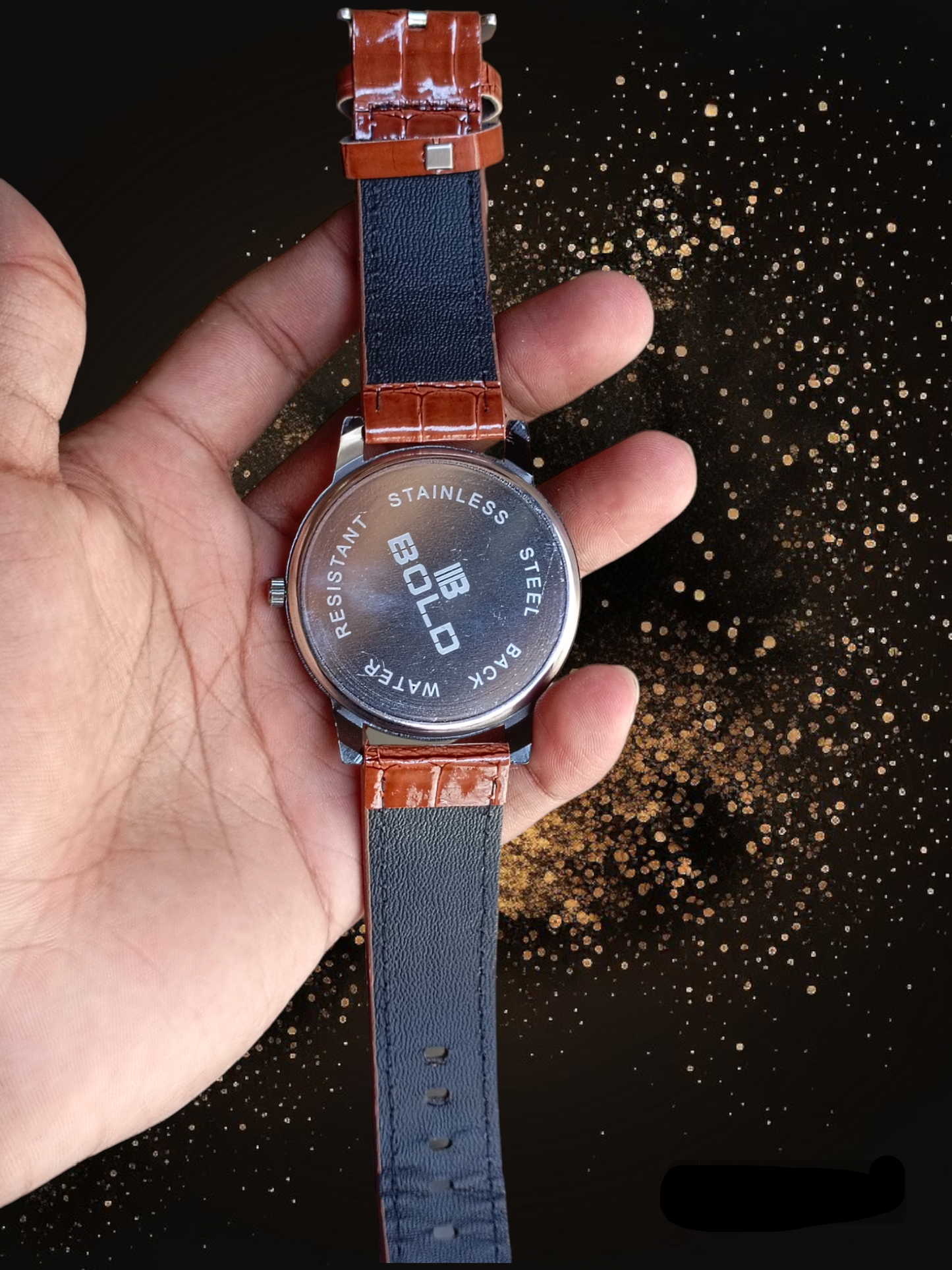 Brown shiny pattern Watch